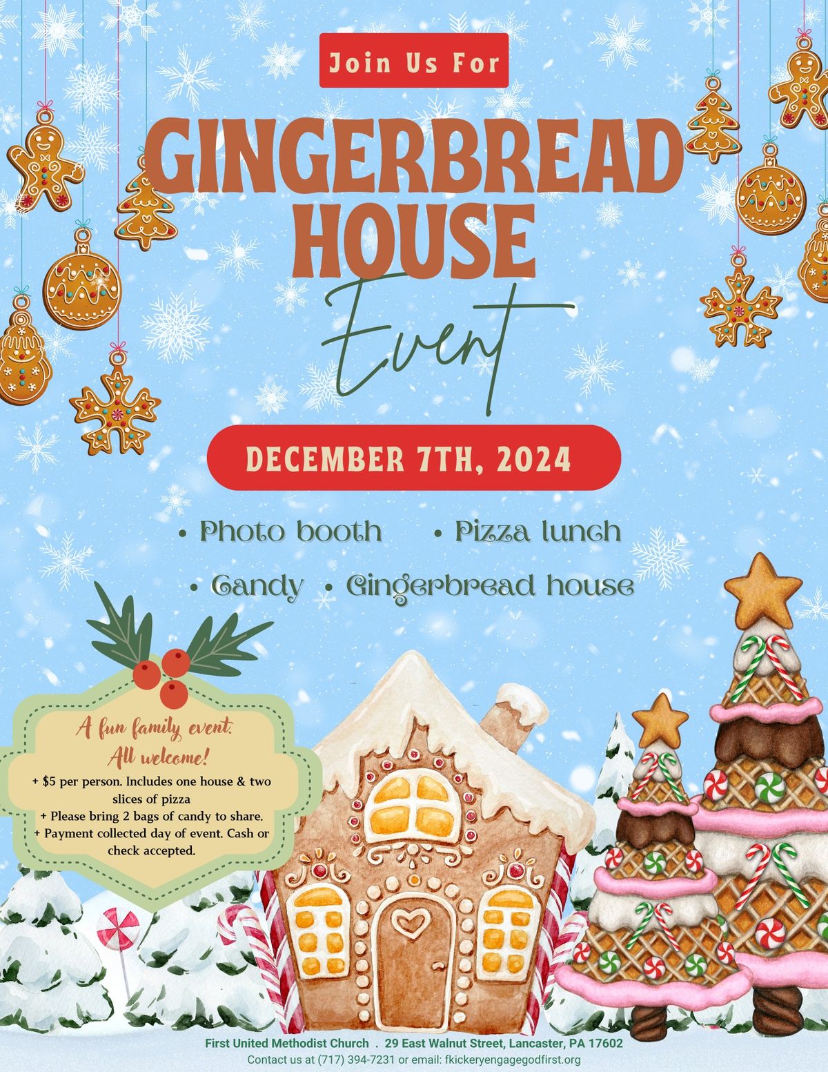 Gingerbread House Event