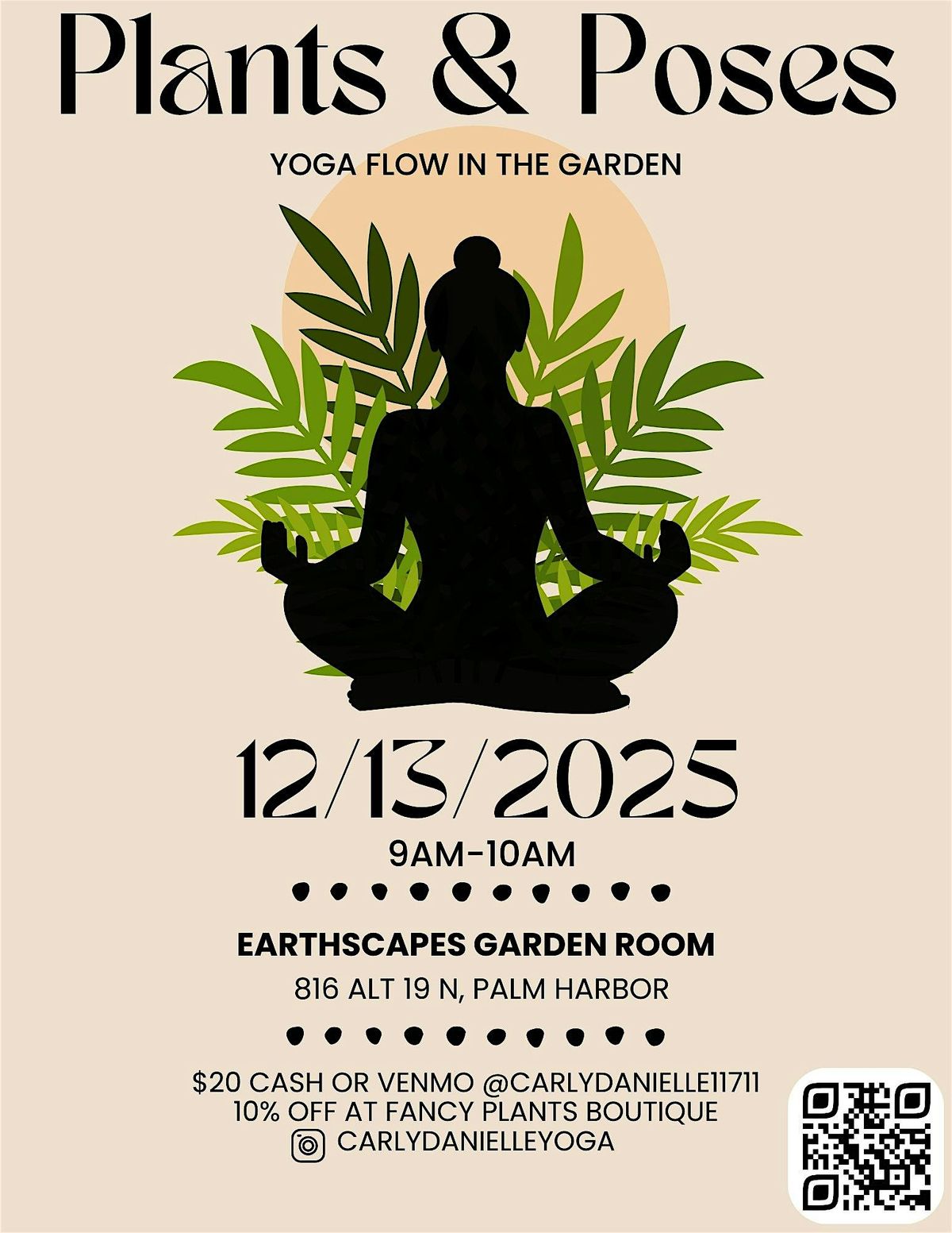 Plants & Poses Yoga Flow - Second Saturday of the Month!