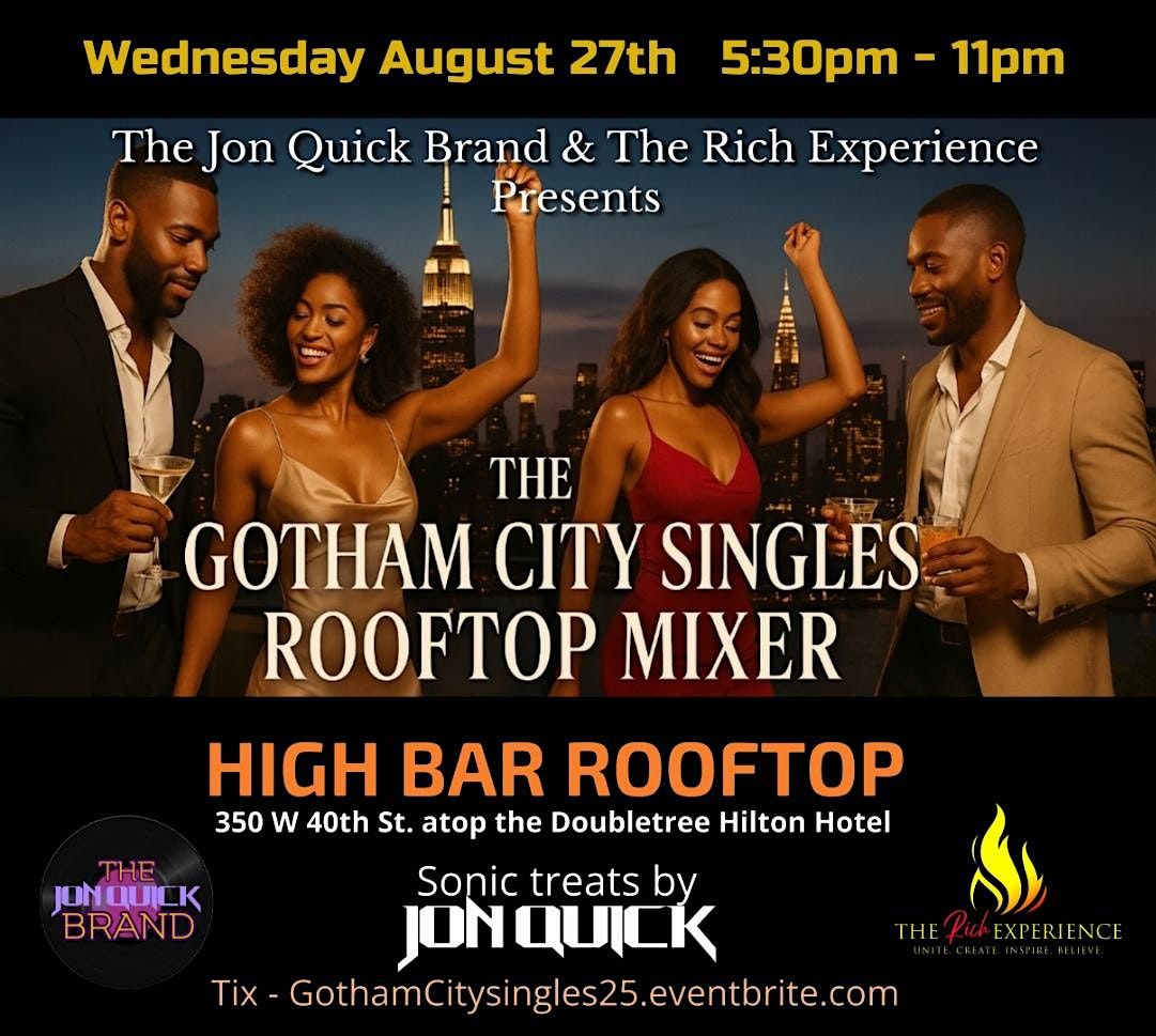The Gotham City Singles Rooftop Mixer