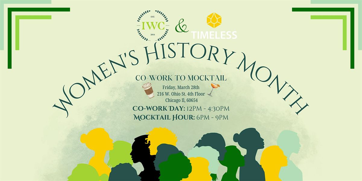 IWC Women's History Month Mocktail Hour