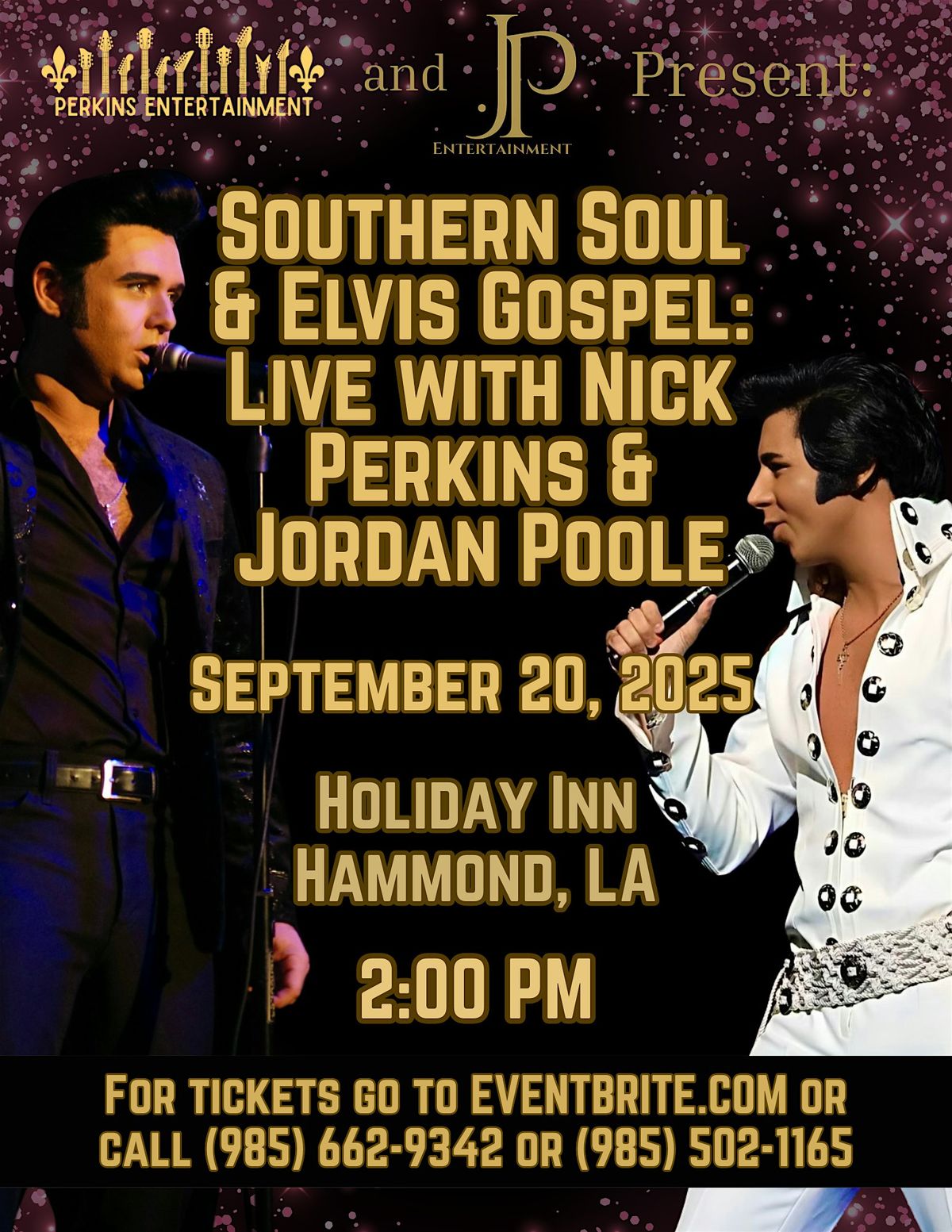 Southern Soul & Elvis Gospel - Starring Jordan Poole & Nick Perkins