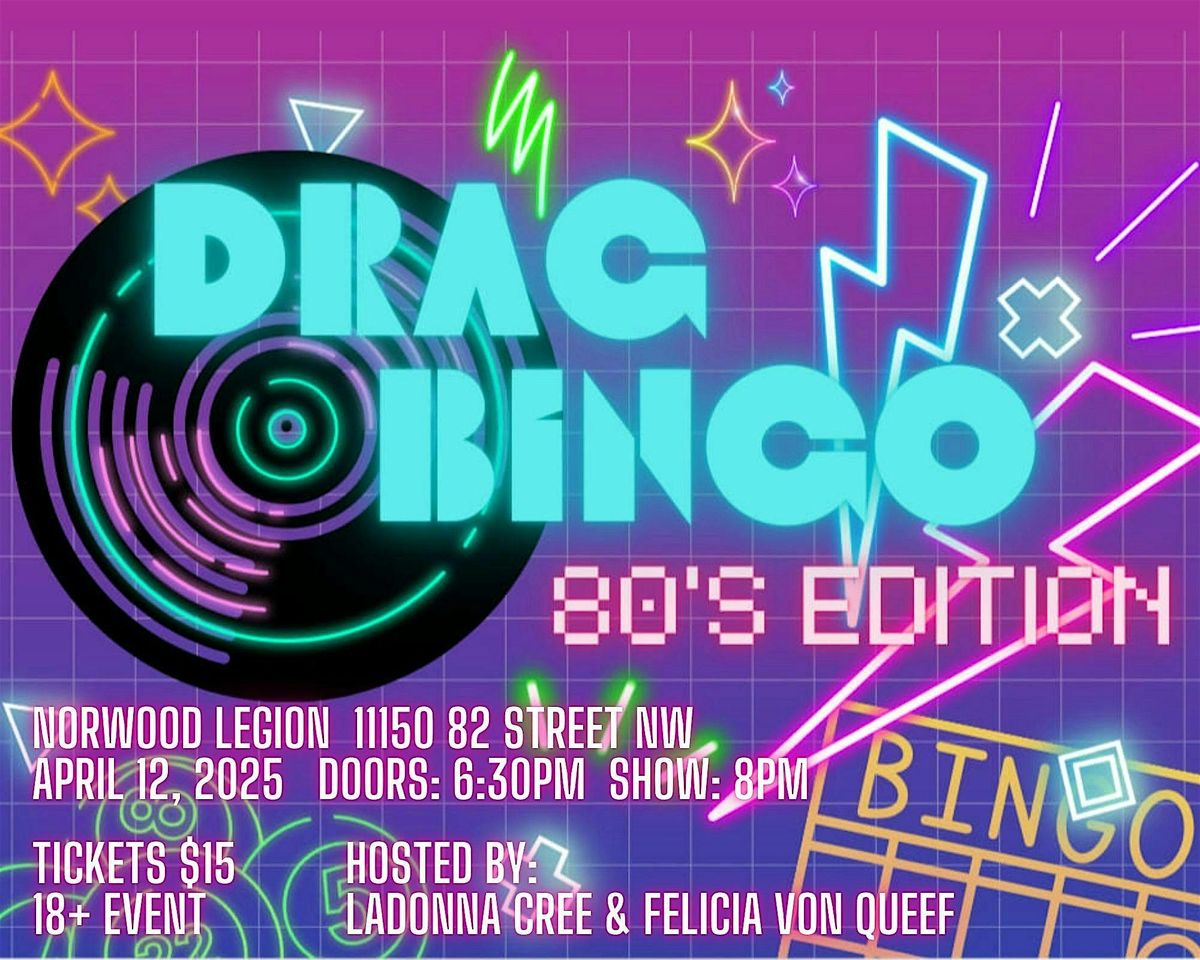 Drag Bingo - 80's Edition