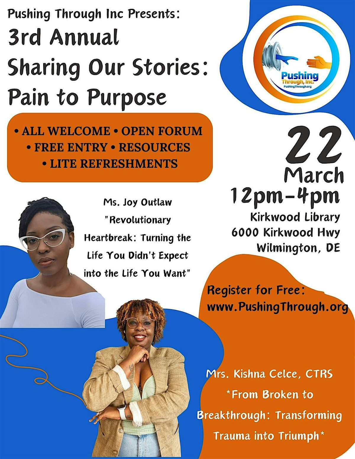 Sharing Our Stories: Pain to Purpose