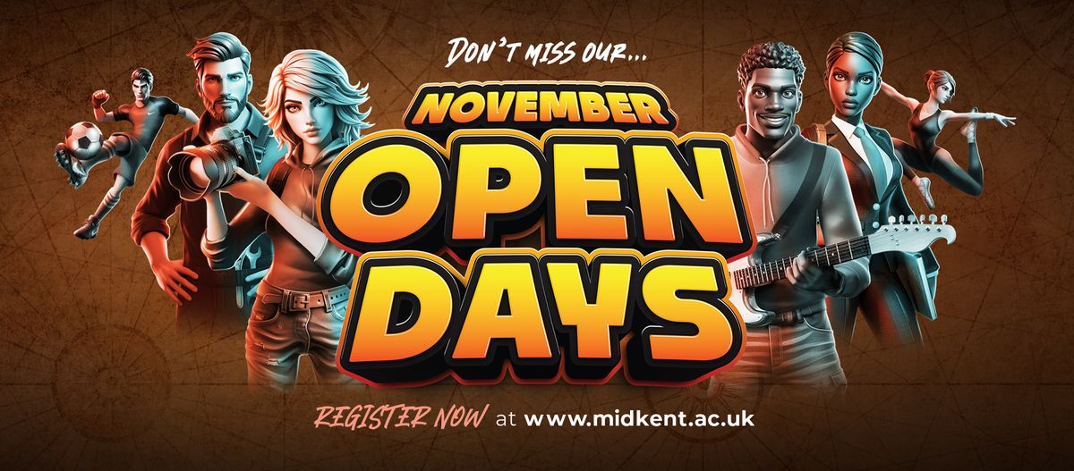 Maidstone campus open day 30 November