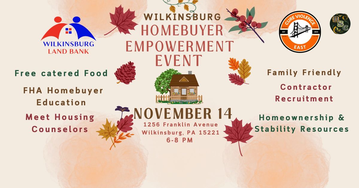 Wilkinsburg Homebuyer Empowerment Event