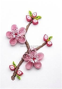 Virtual: Sakura - Paper Quilling