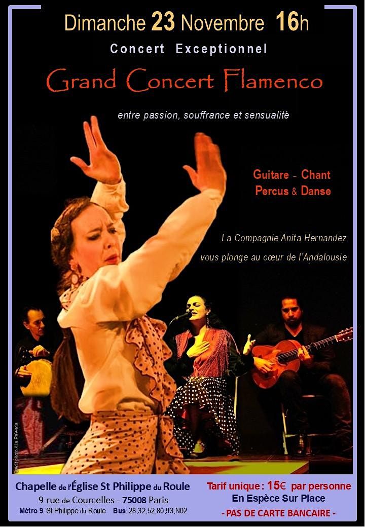 Grand Concert Flamenco Avec Danseuse