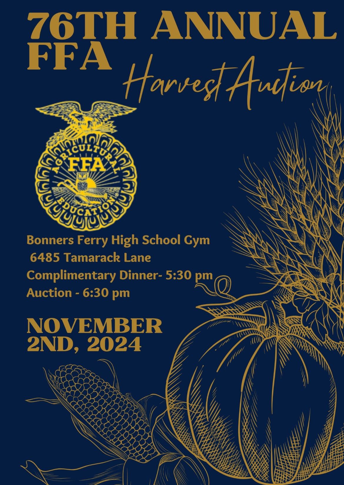 76th Annual FFA Harvest Auction