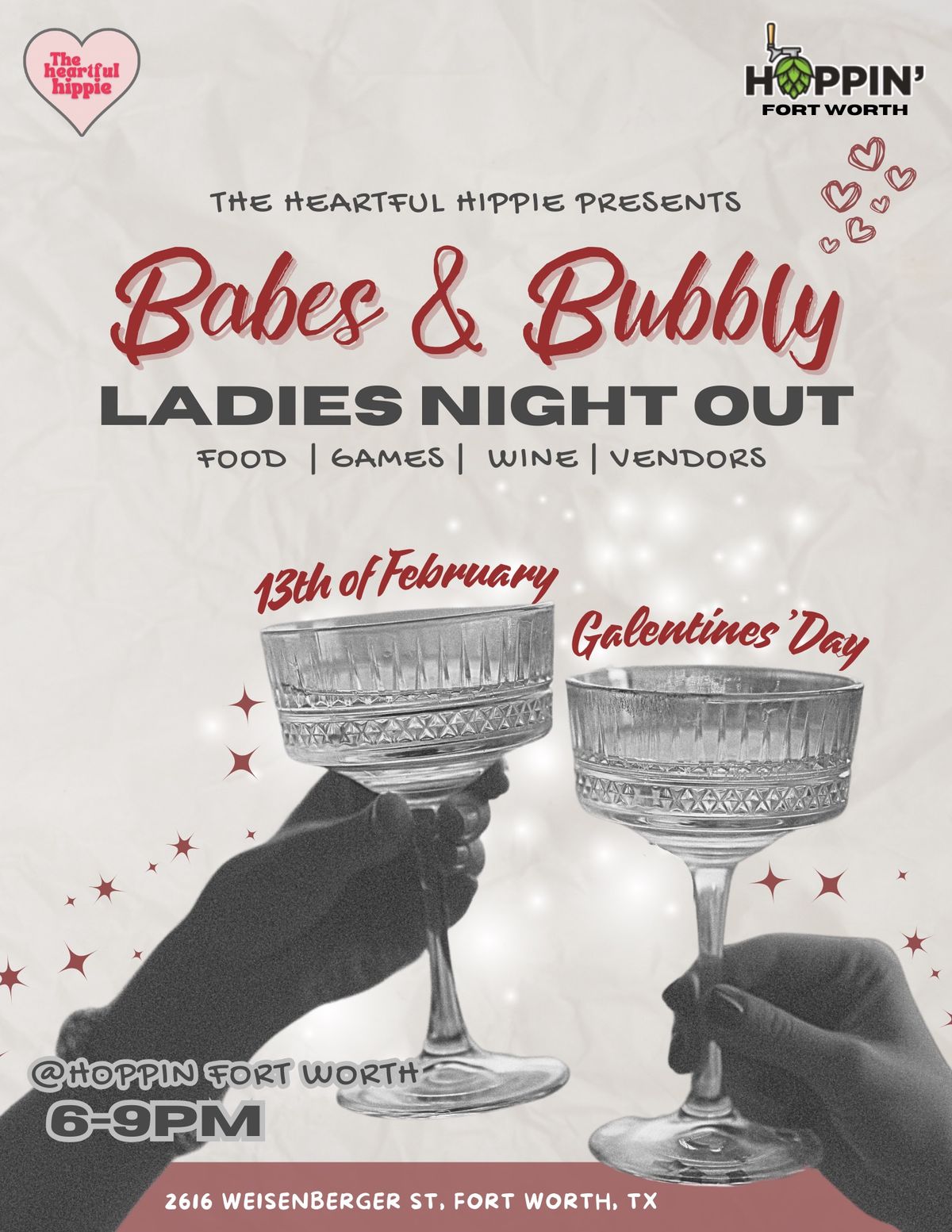 Babes & Bubbly - Ladies Night Out at Hoppin!