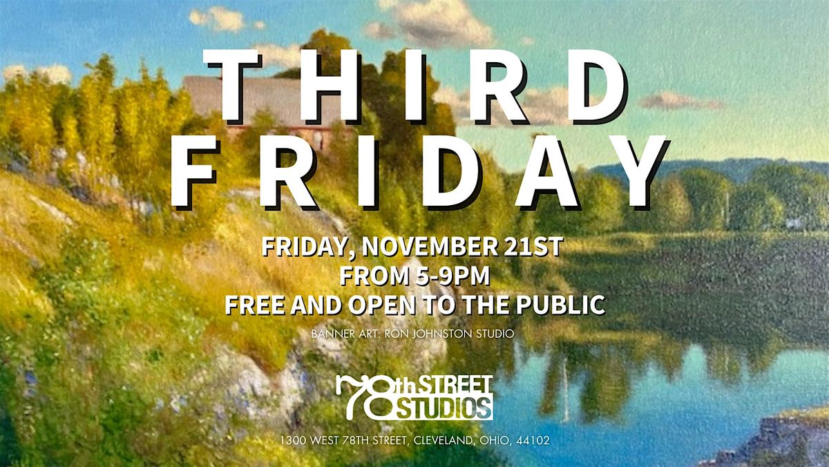 78th Street Studios November THIRD FRIDAY Art Walk
