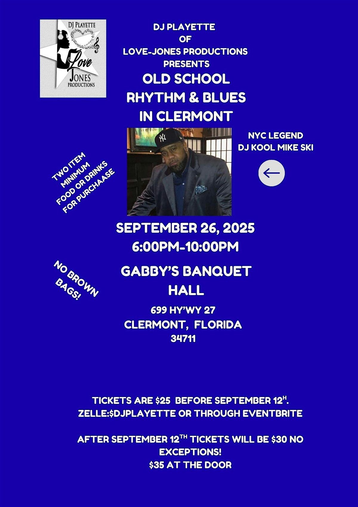 OLD SCHOOL RHYTHM & BLUES IN CLERMONT
