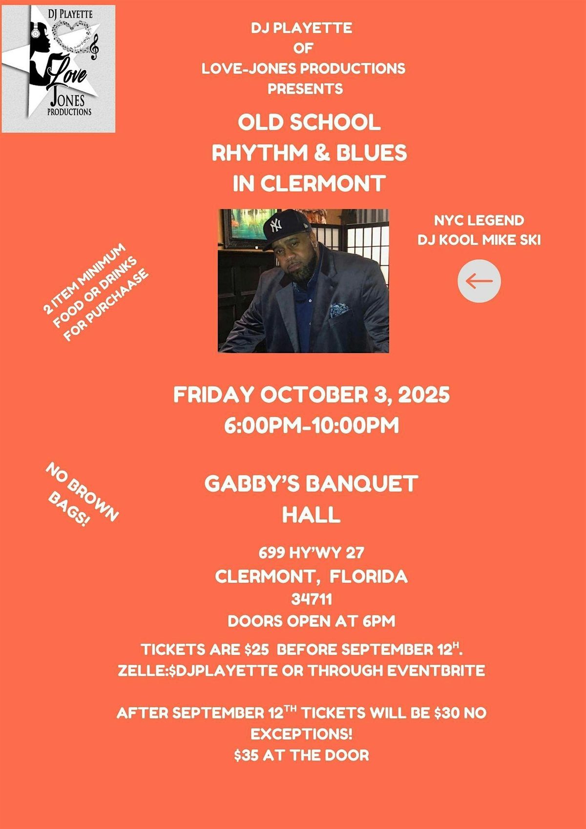 OLD SCHOOL RHYTHM & BLUES IN CLERMONT