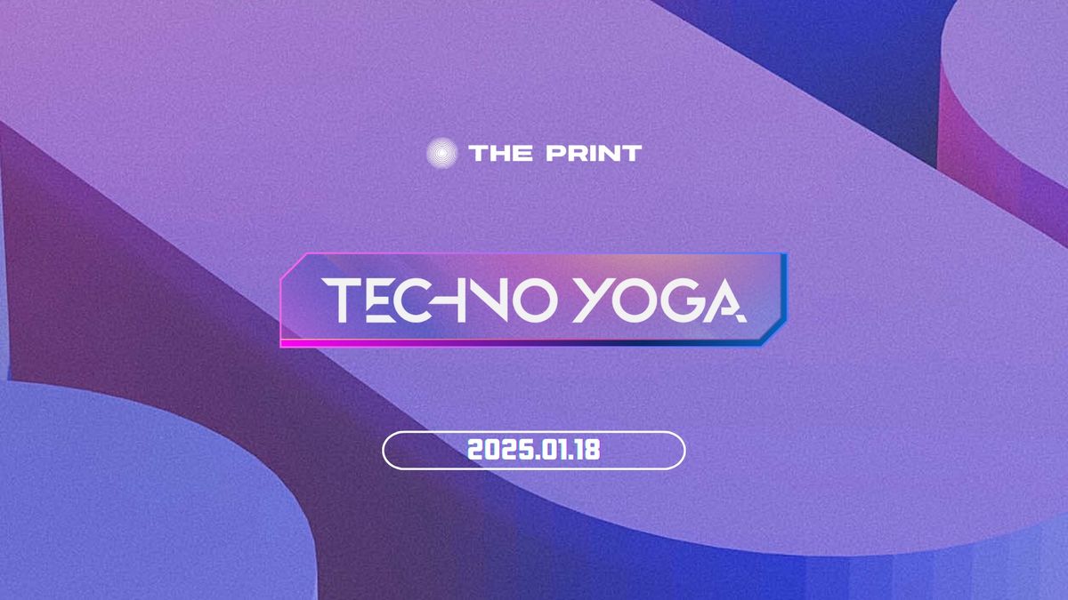 TECHNO YOGA \/\/ UV YOGA \/\/ Jan. 18. The Print Club Szombathely