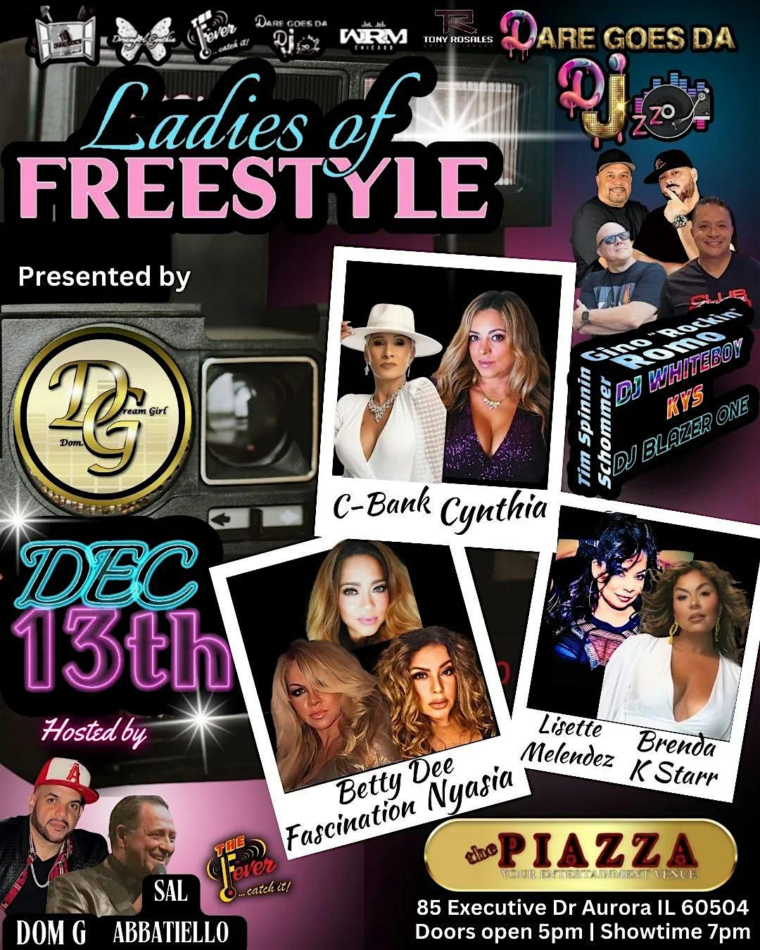 Ladies Live: Cynthia, C-Bank, Betty Dee, Nyasia, Lisette Melendez, Brenda K