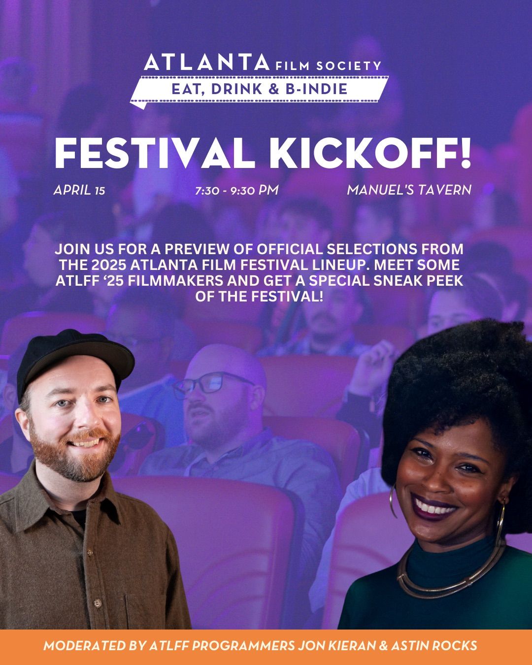 Eat, Drink & B-Indie: ATLFF'25 Festival Kickoff!