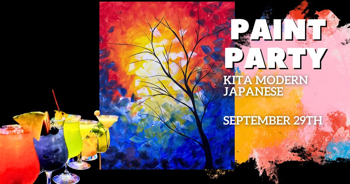 Fall Fun Paint Party at Kita Modern Japanese