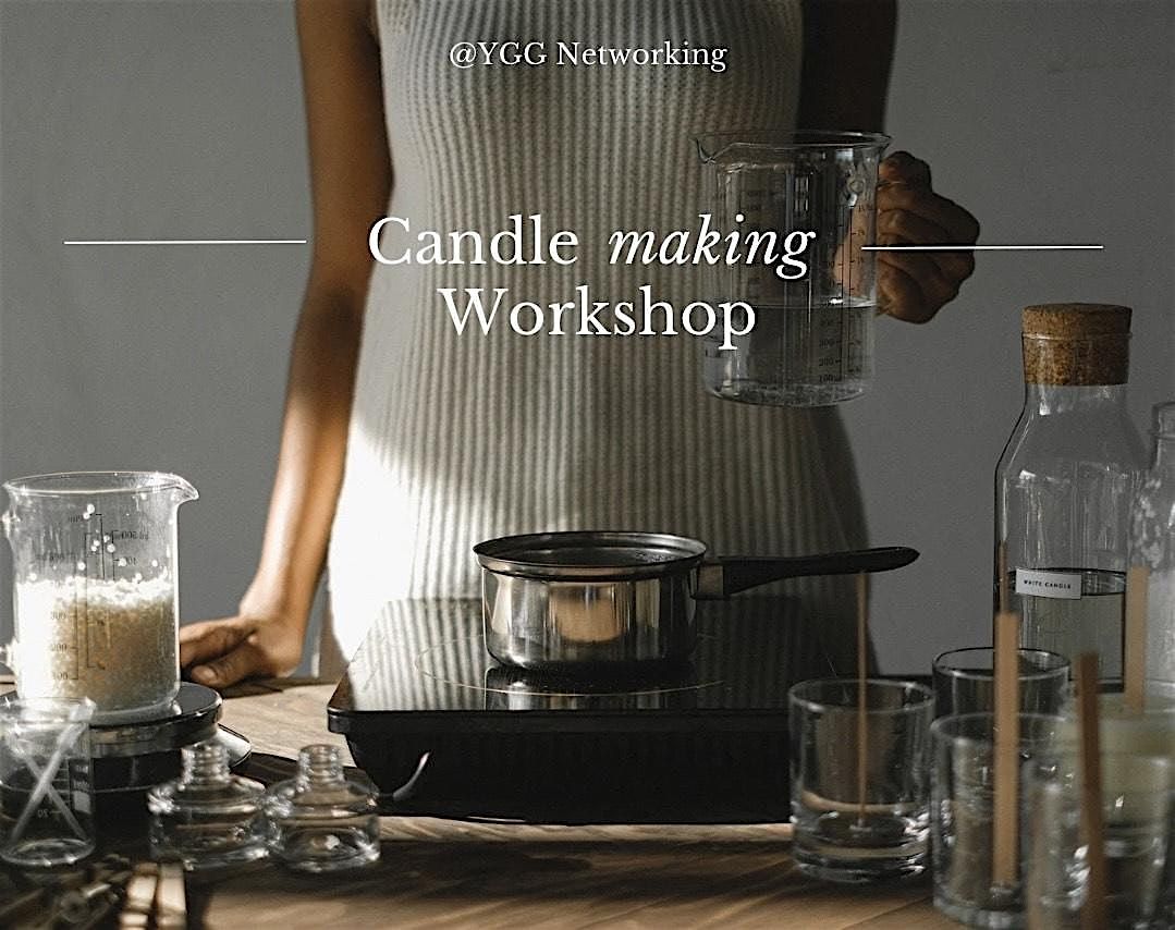 Women in business candle pouring workshop