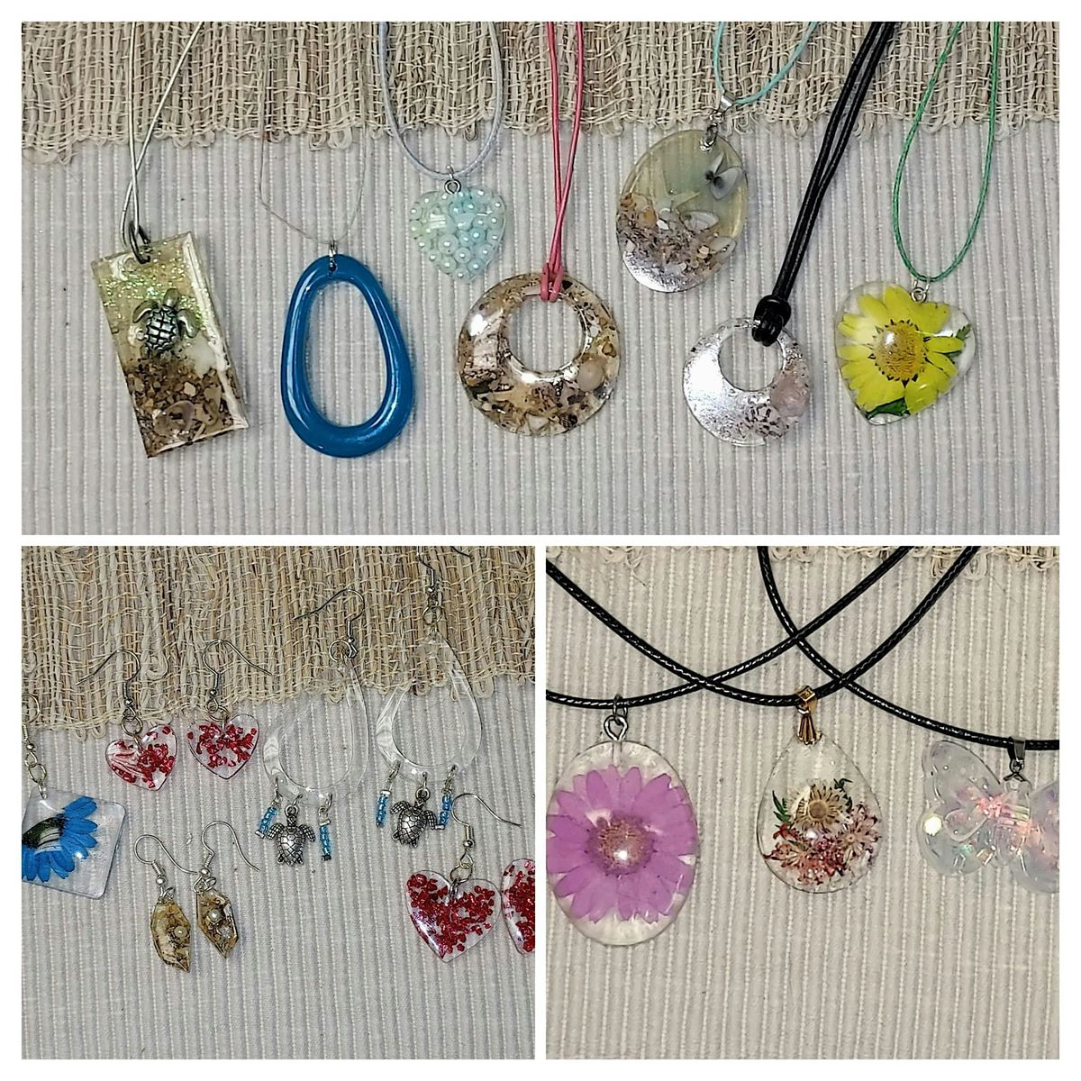 Open Mold Resin Jewelry Making Class