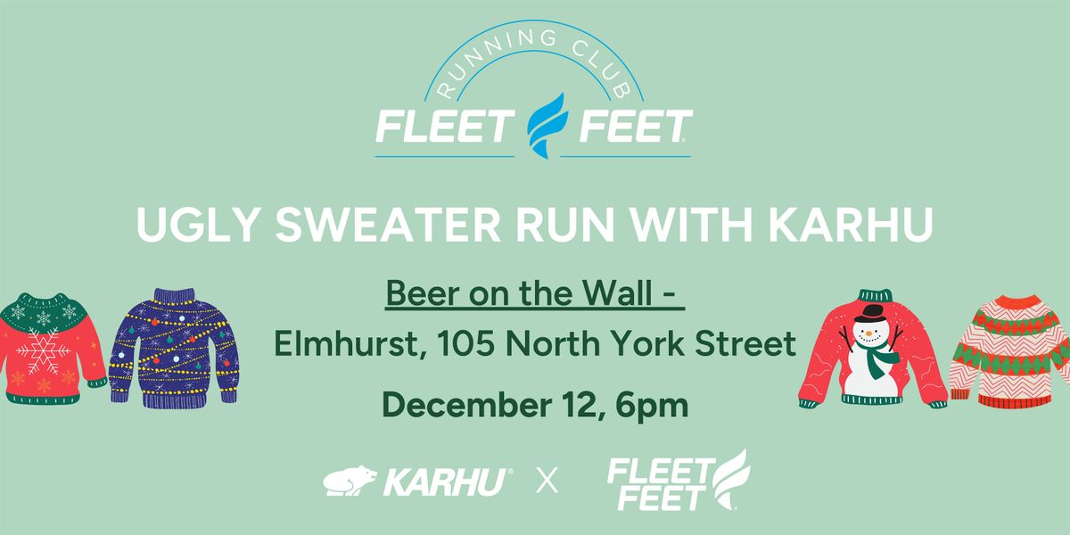 Bearly Ugly Sweater Run with Karhu