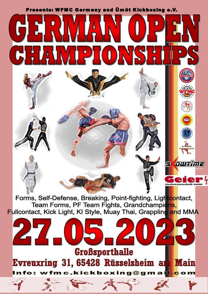 GERMAN OPEN CHAMPIONSHIPS 2023, Großsporthalle Rüsselsheim, Wiesbaden