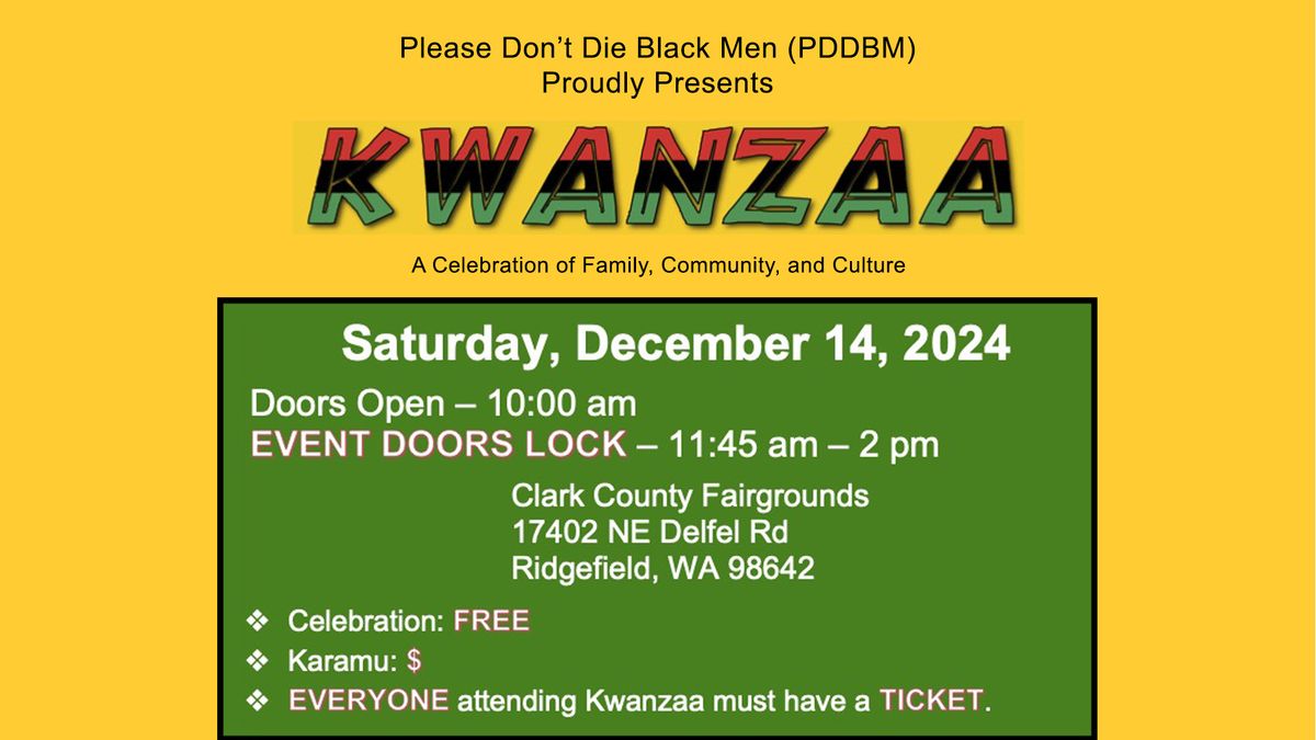 Pre-Kwanzaa Celebration