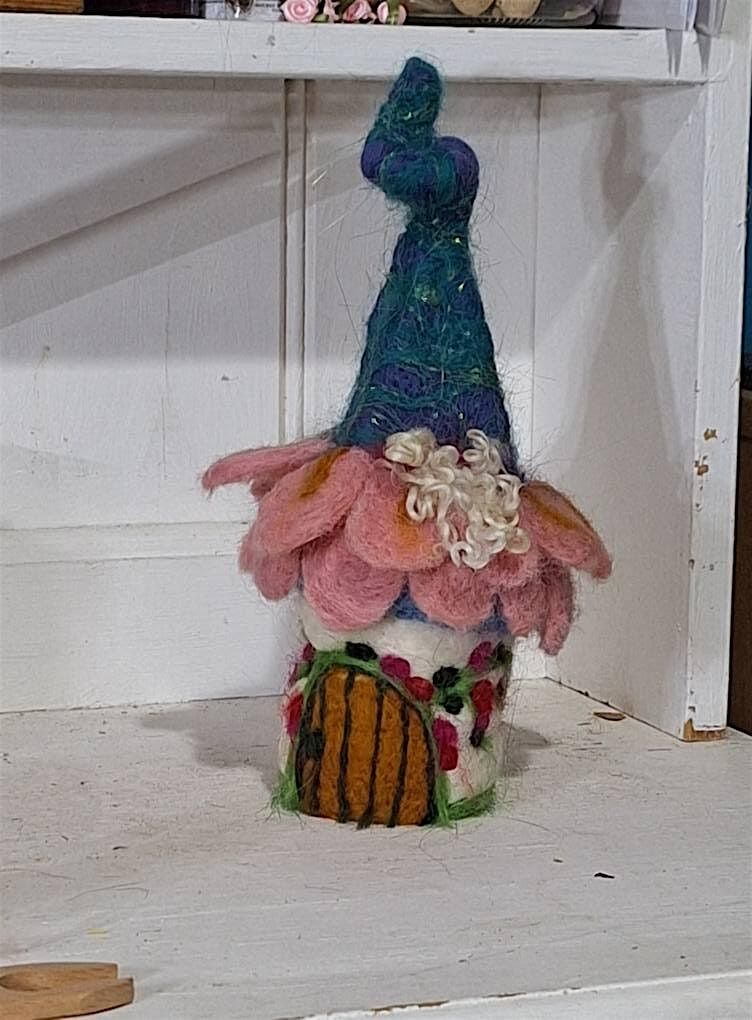 Needle Felted Fairy House