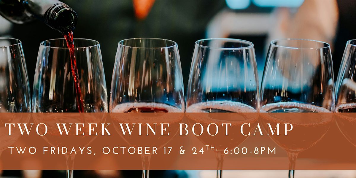 Two Week Wine Boot camp  on Two Fridays