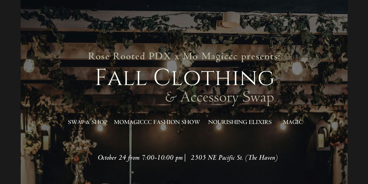 Fall Clothing & Accessory Swap + Momagiccc Fashion Show