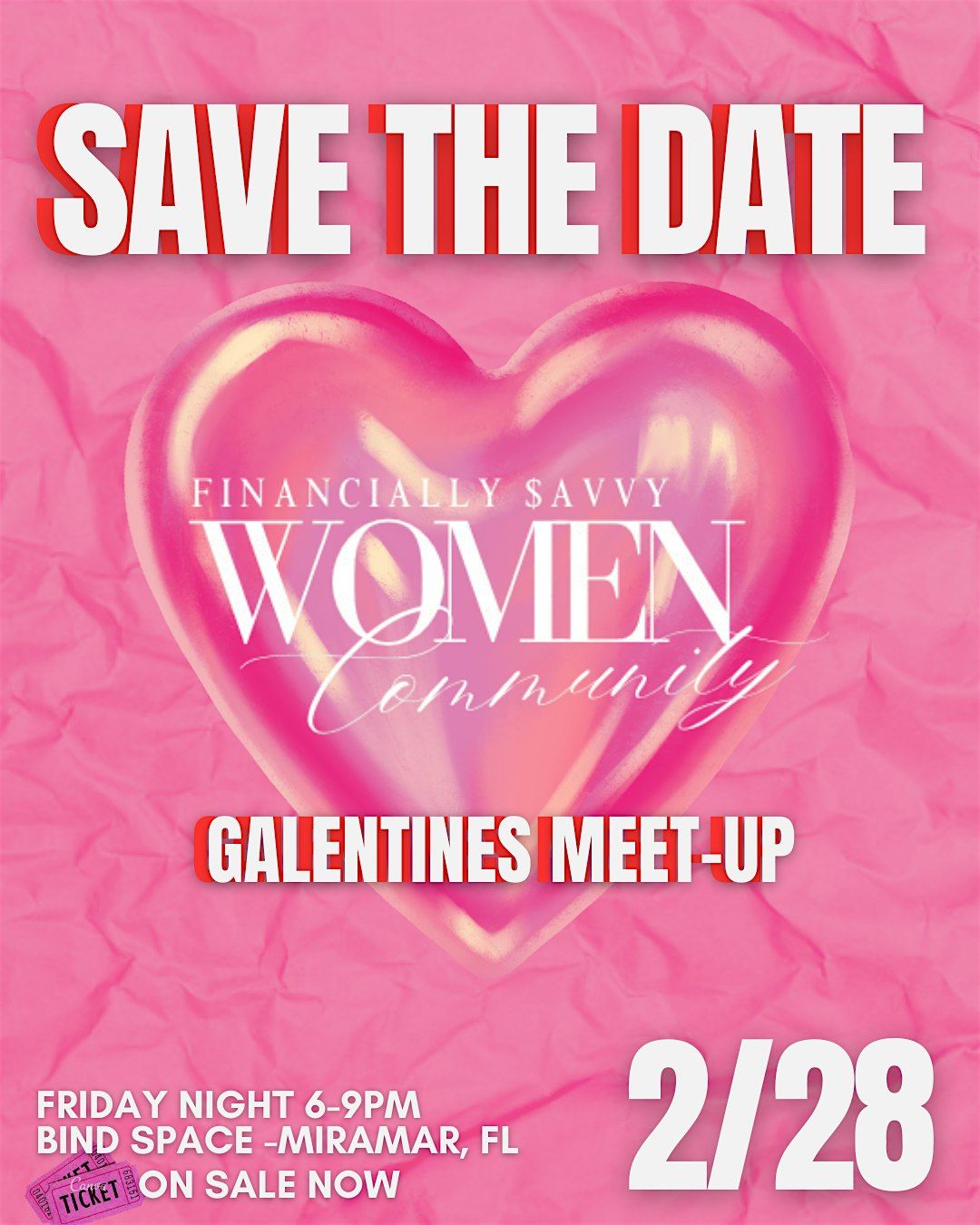 Financially Savvy Women Galentines Meet Up