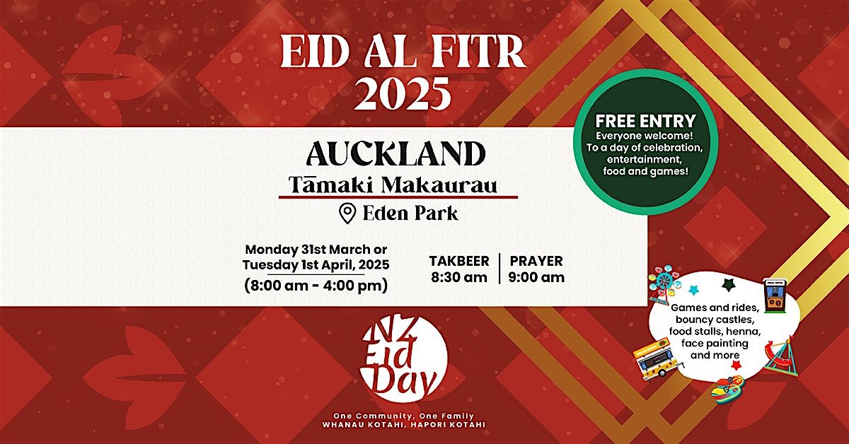 NZ Eid Day - Eid Al Fitr 2025 Celebration in Auckland