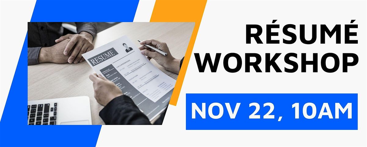 R\u00e9sum\u00e9 Workshop for Job Seekers