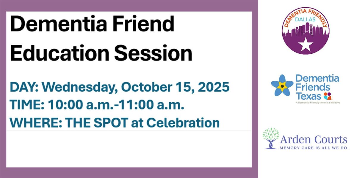 Dementia Friend Education Session