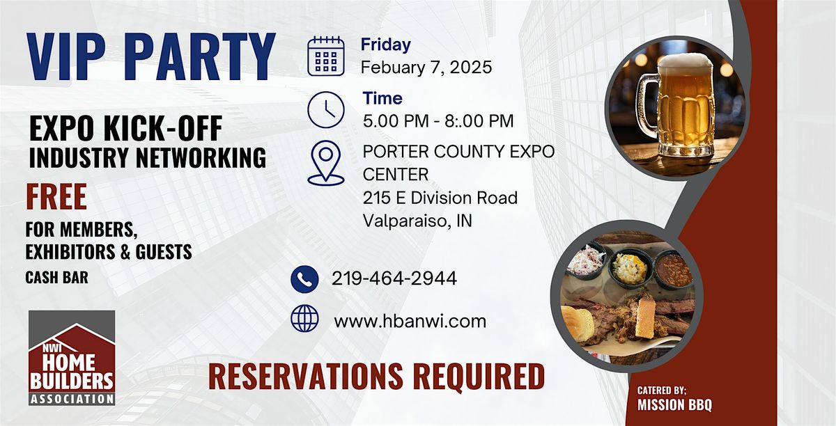 VIP Night Home & Remodeling Expo -  HBA NWI