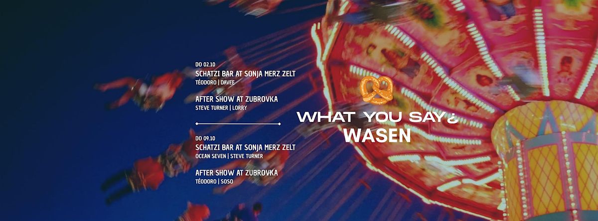 What You Say \u00bf - Wasen - Electronic Wasen