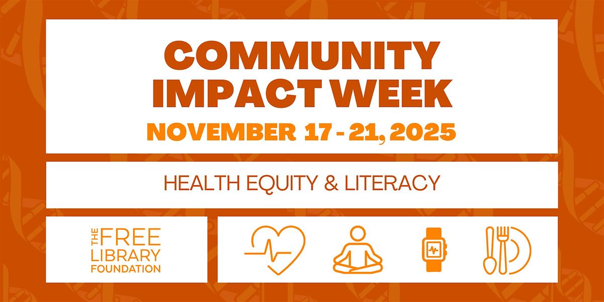Free Library Community Impact Week - Vendor Registration