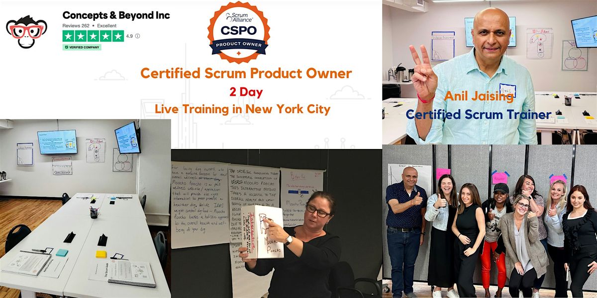 Certified Scrum Product Owner (CSPO) In-Person Training