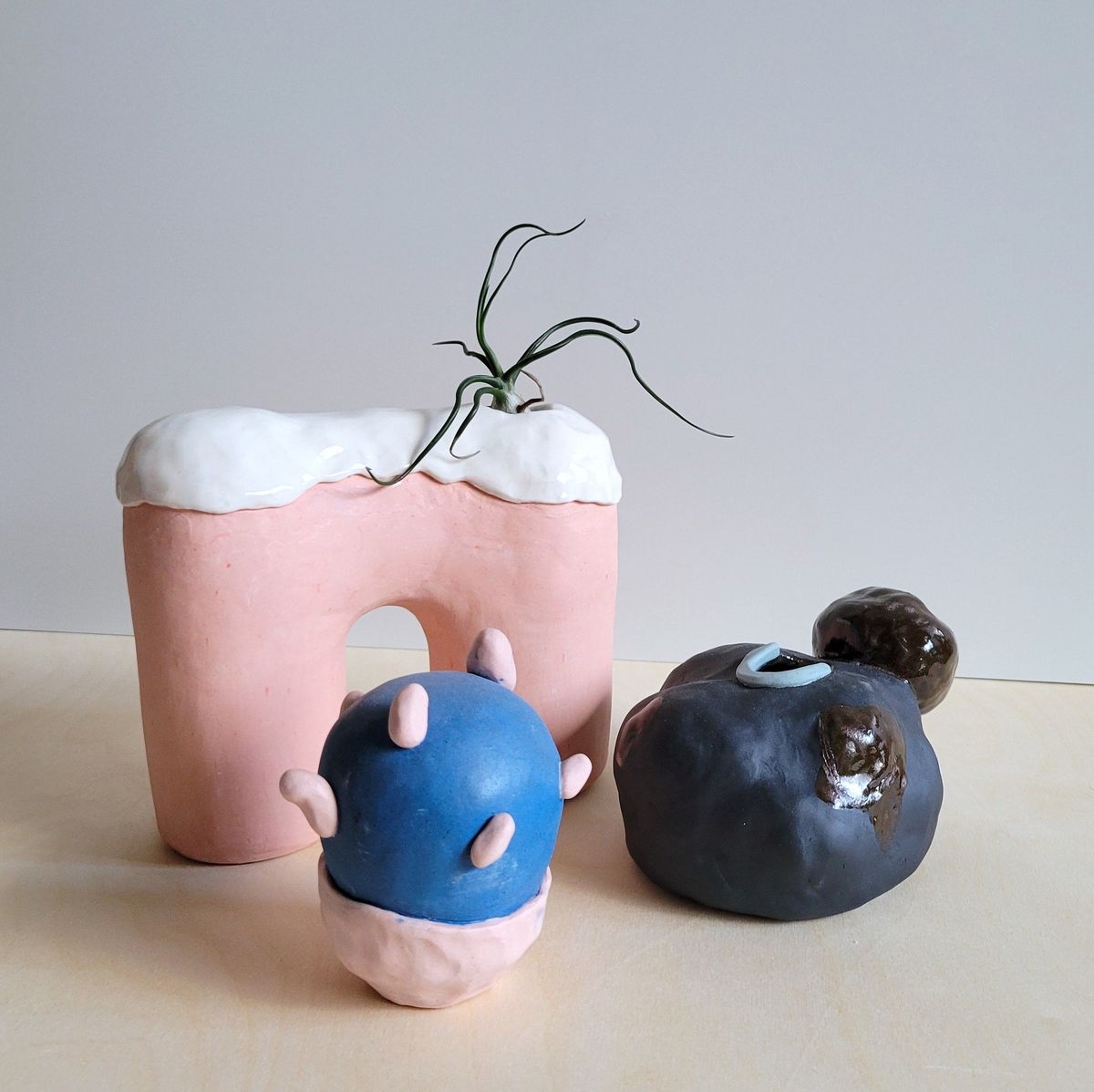 Modern Funky Bud Vases with Coco Spadoni