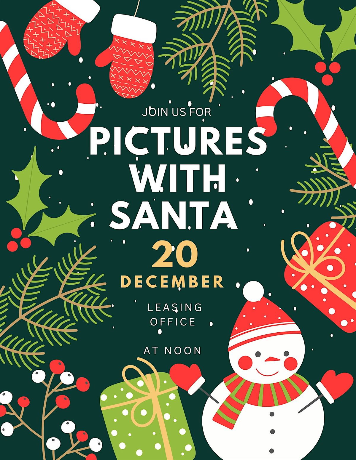 Pictures with Santa