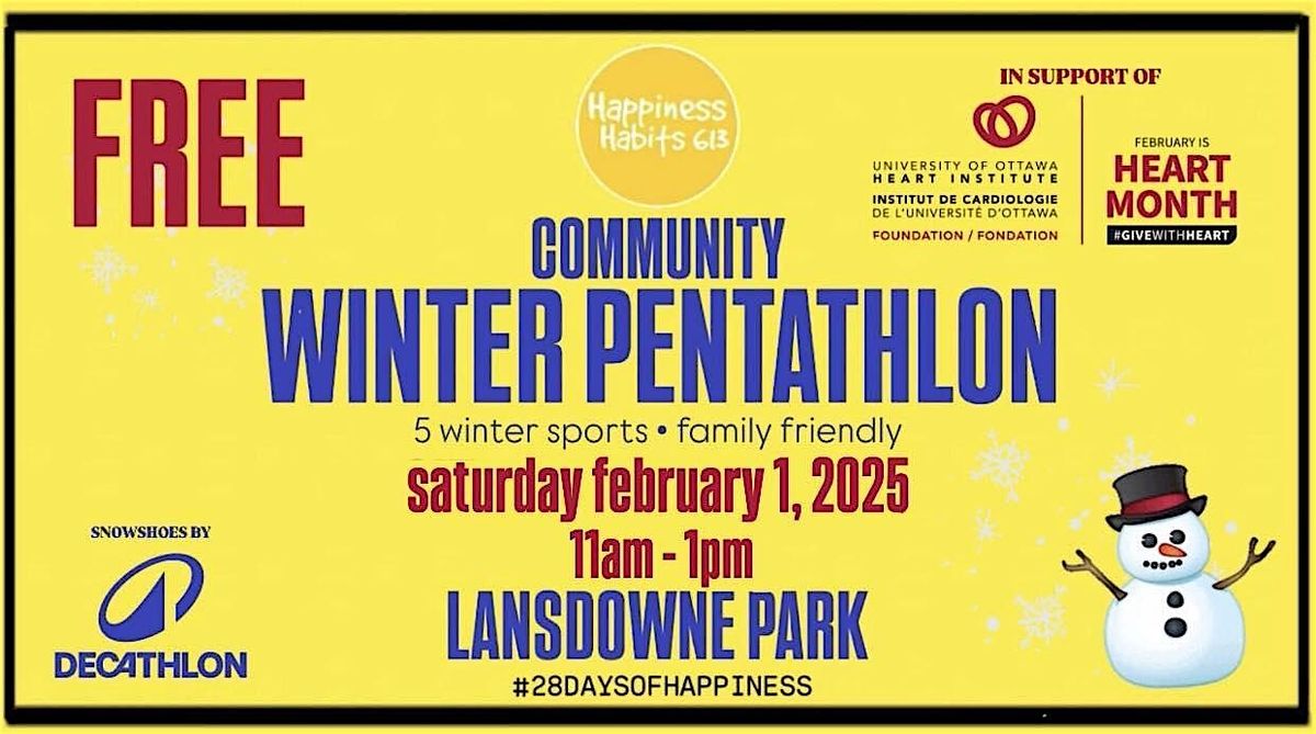 Community Winter Pentathlon: 5 events, 2 hours, 1 heart