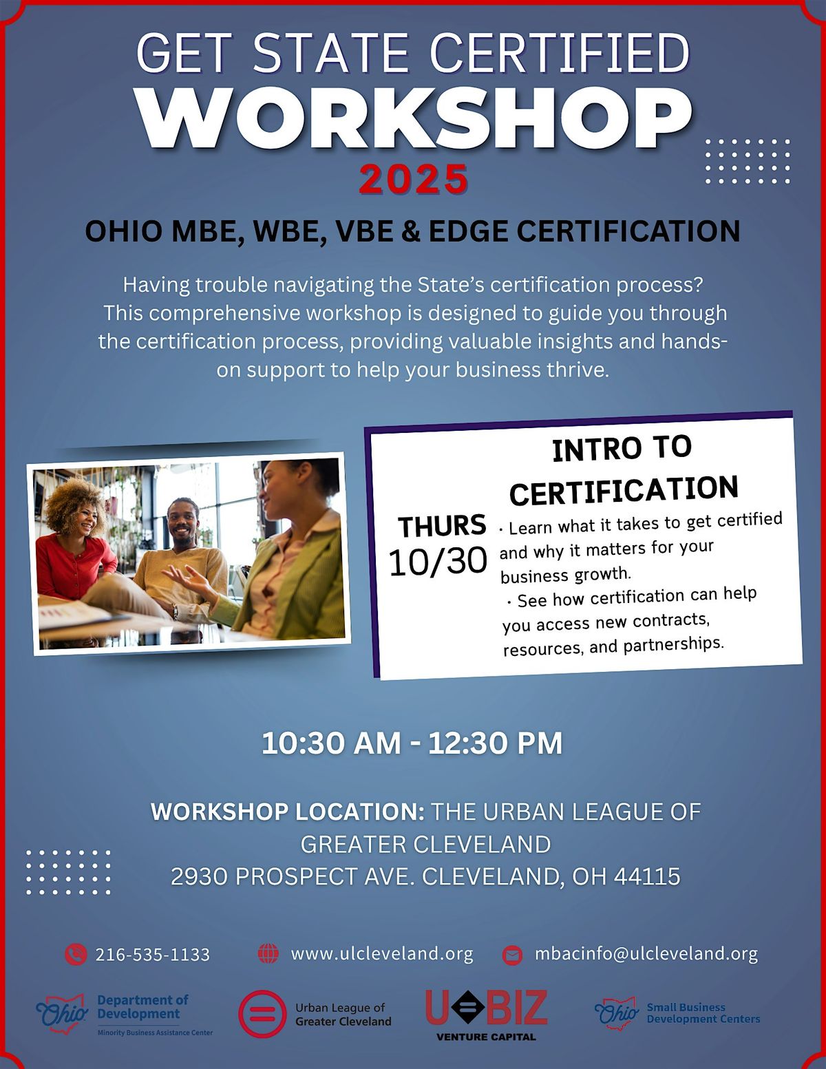 State Certification Workshop