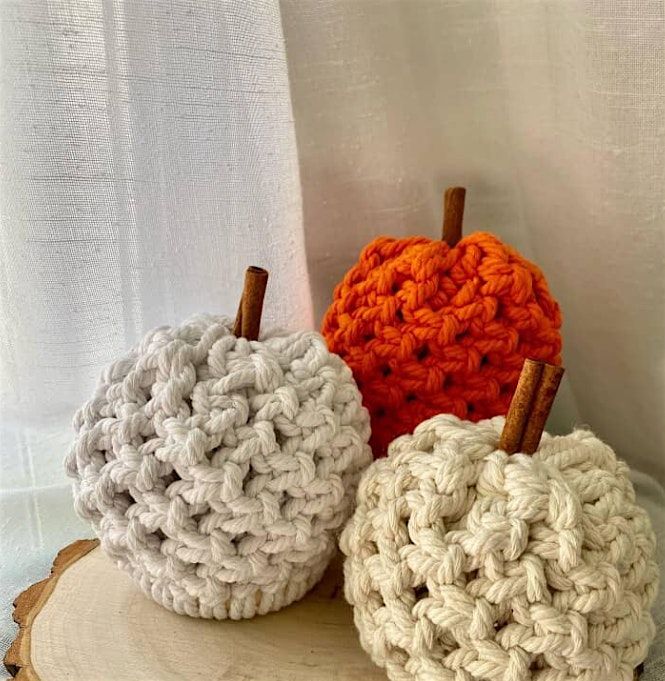 Macrame Pumpkins & Ghosts with Dear Palmer Co
