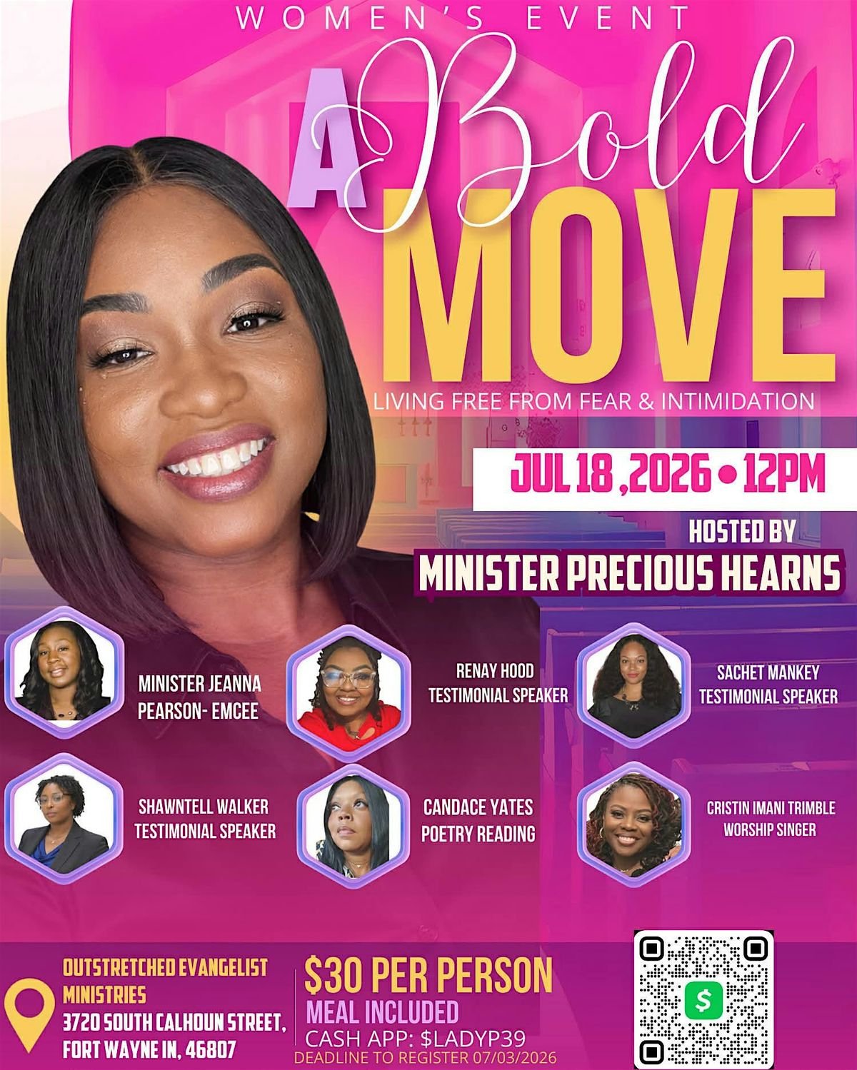 A Bold Move(Living Free From Fear & Intimidation