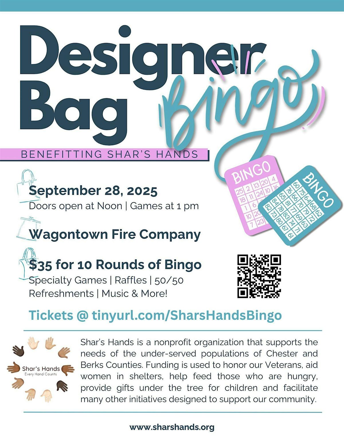 Shar's Hands: Designer Purse Bingo