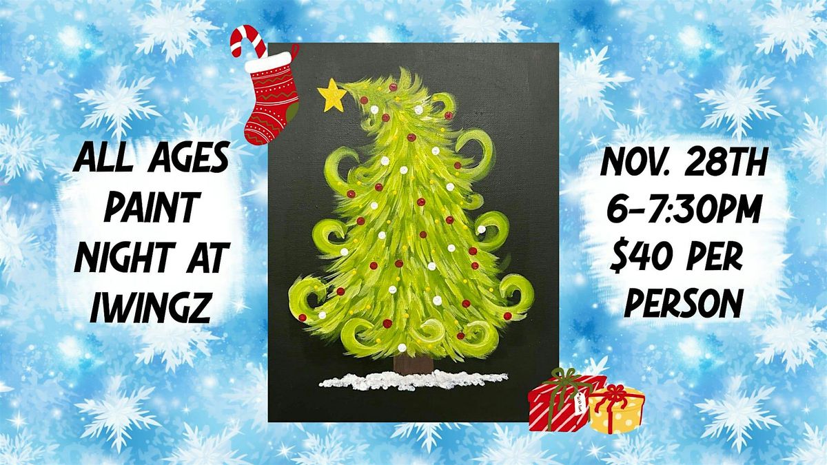 All Ages Paint Night at iWingz in Salem