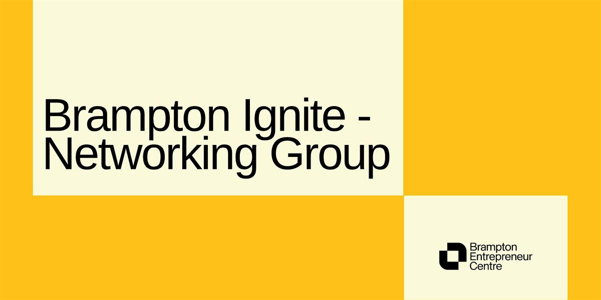 Brampton Ignite \u2013 Networking Group