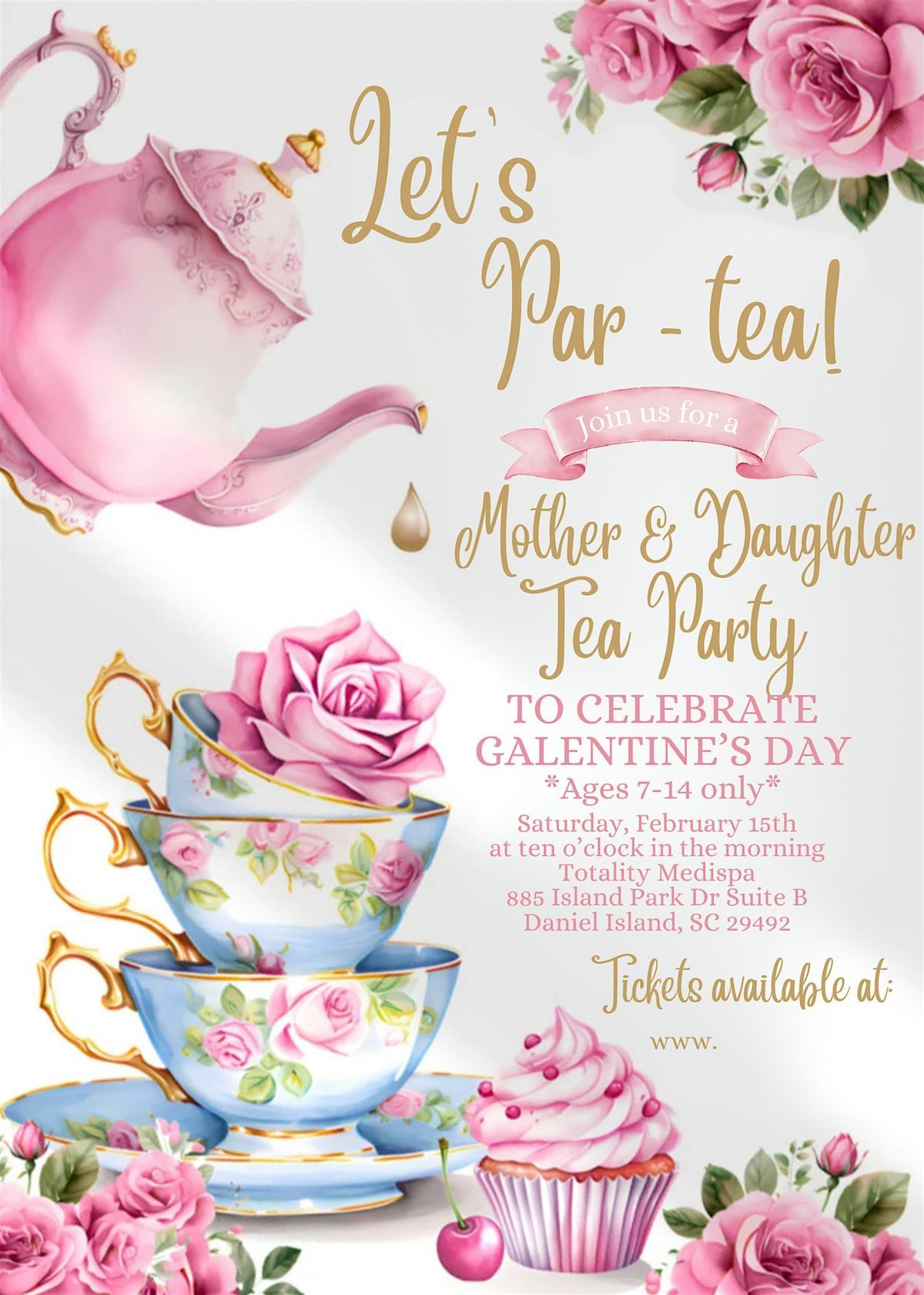 Mother & Daughter Galentine's Tea Party!