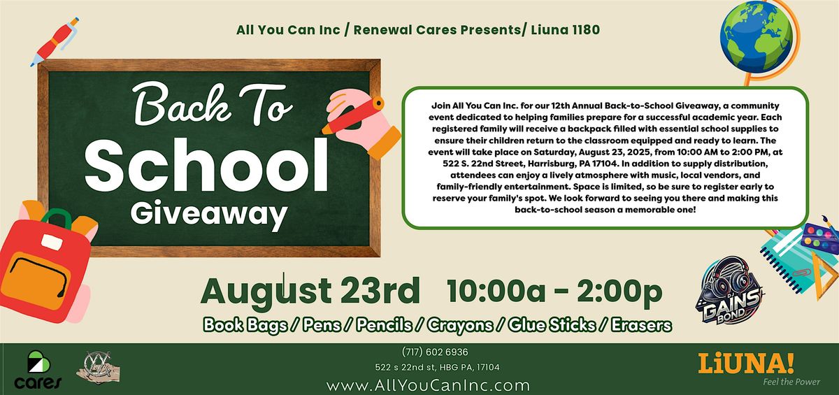 Back to School Giveaway