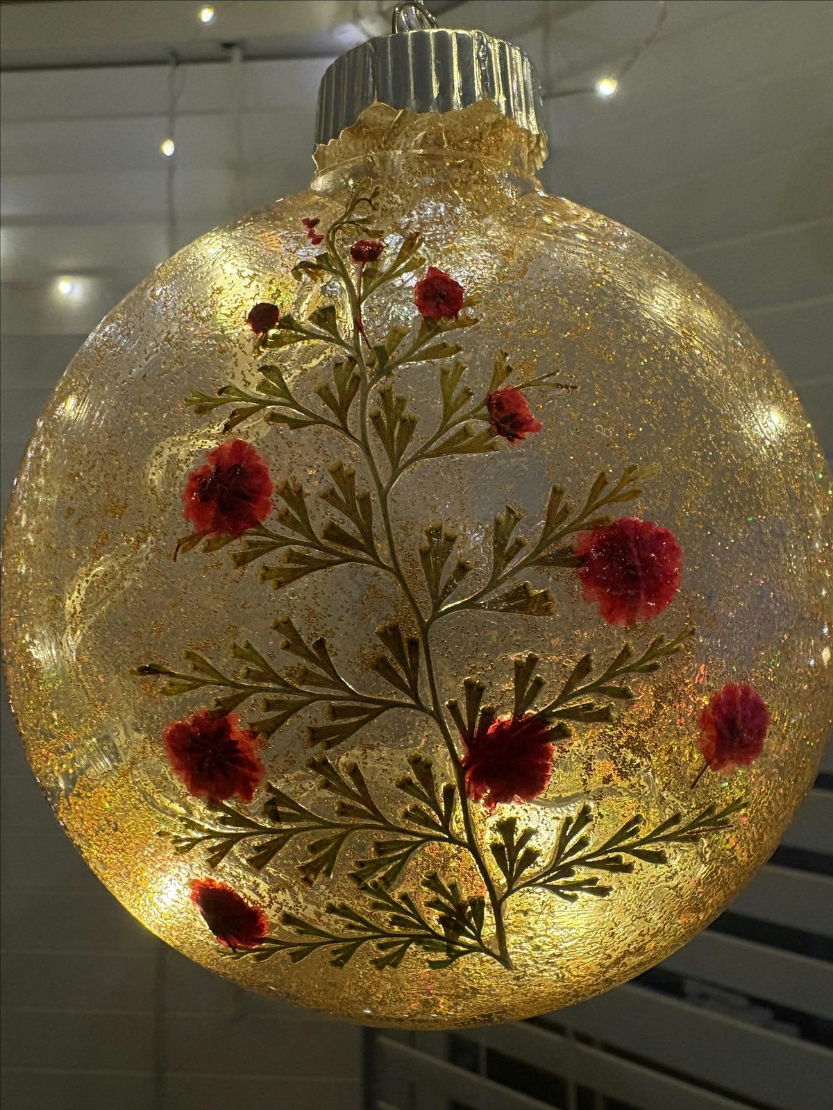 Class - Create Beautiful Decoupage Ornaments ($40 cash at class)