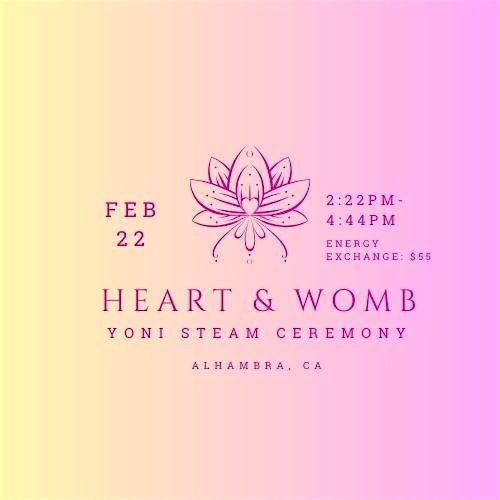 Heart & Womb Yoni Steam Ceremony