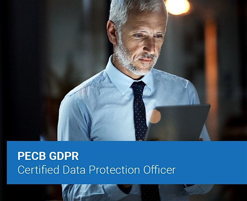 PECB Certified Data Protection Officer + Exam + Retake(Weekends)